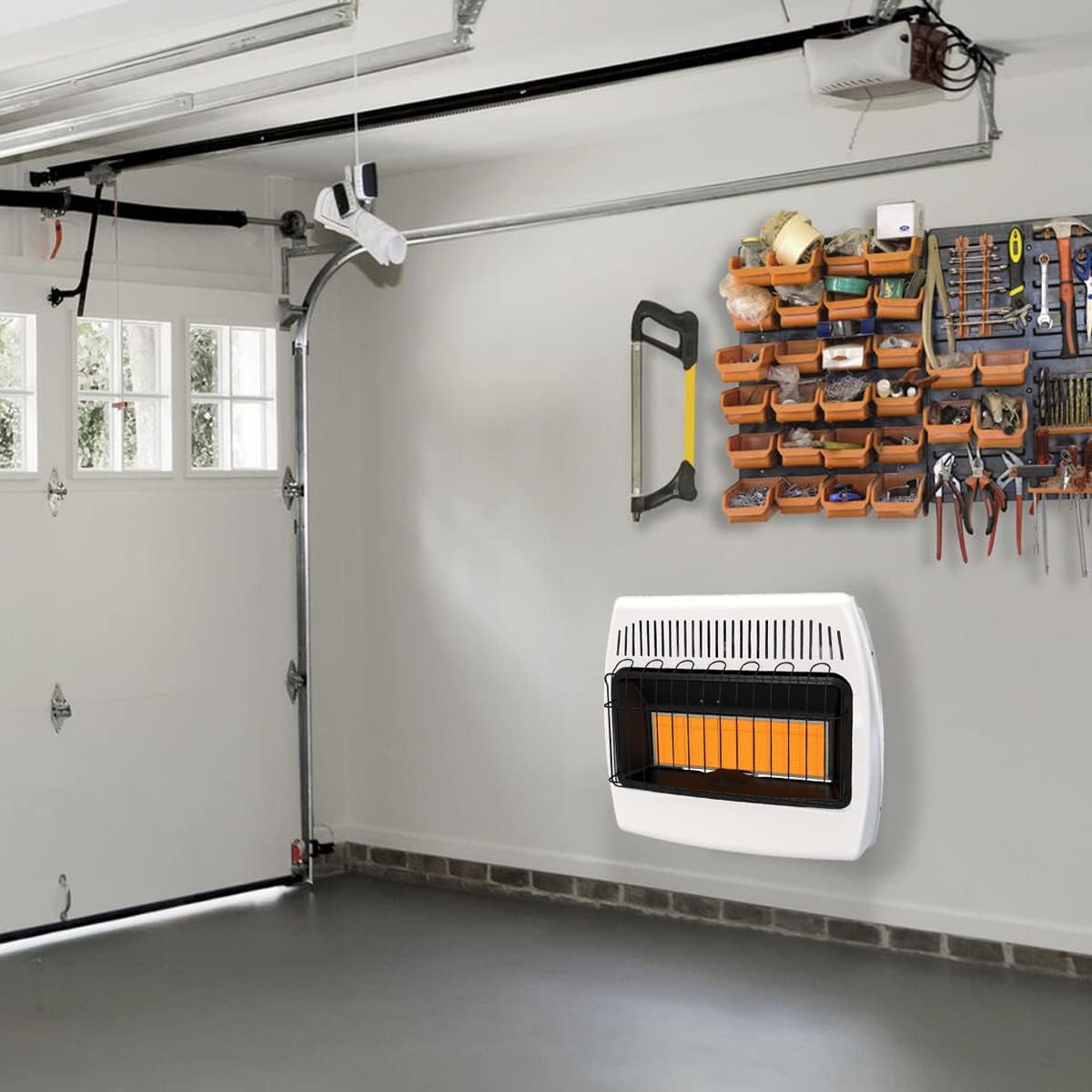 30,000 BTU Natural Gas / Propane Wall Heater for Indoor Use – Dual Fuel, Vent-Free - Image 7