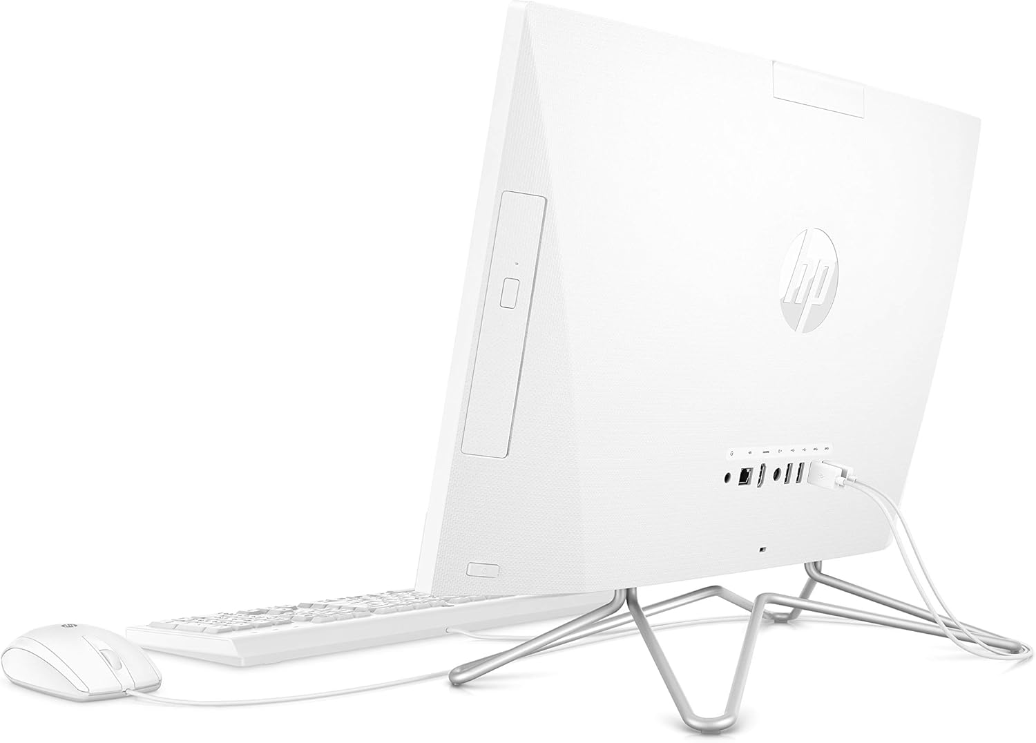 HP 22 All-in-One Desktop, AMD Athlon Silver 3050U Processor, AMD Radeon Graphics, 4 GB RAM, 256 GB SSD, Windows 11 Home (22-dd0210, Snow White) - Image 3