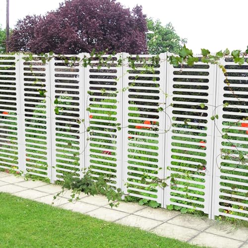 Privacy Fence 12 Pack, Air Conditioner Fence 15.7” ?? 22”, Outdoor Privacy Fence Screen, Trash Can Enclosure, Pool Equipment Panels, Panels Outdoor for Garden Patio - Image 7