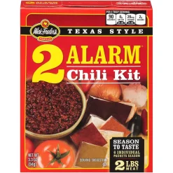 Wick Fowler’s Texas Style 2 Alarm Chili Kit, 3.3 oz Pack Of 8
