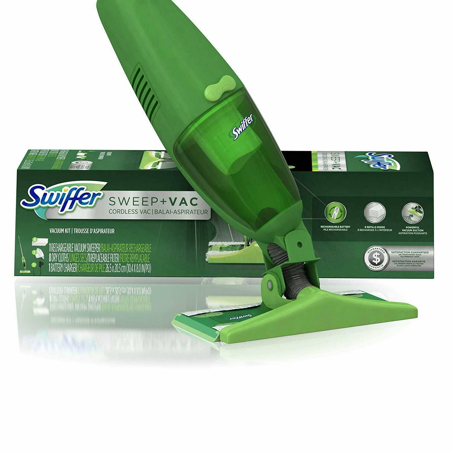 Swiffer Sweep+Vac Vacuum Sweeper, Rechargeable - Image 6