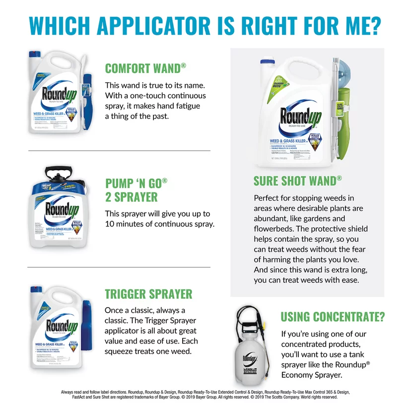 Roundup Concentrate Extended Control Weed & Grass Killer Plus Weed Preventer II 32oz. - Image 7