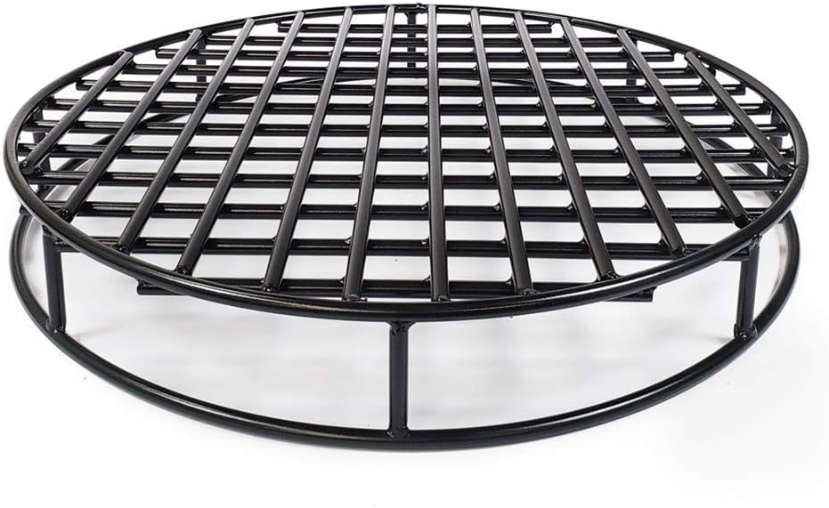Walden Fire Pit Grate Round – 28 Premium Heavy Duty Steel Grate for Outdoor Firepits – Above Ground Fire Grate (28)
