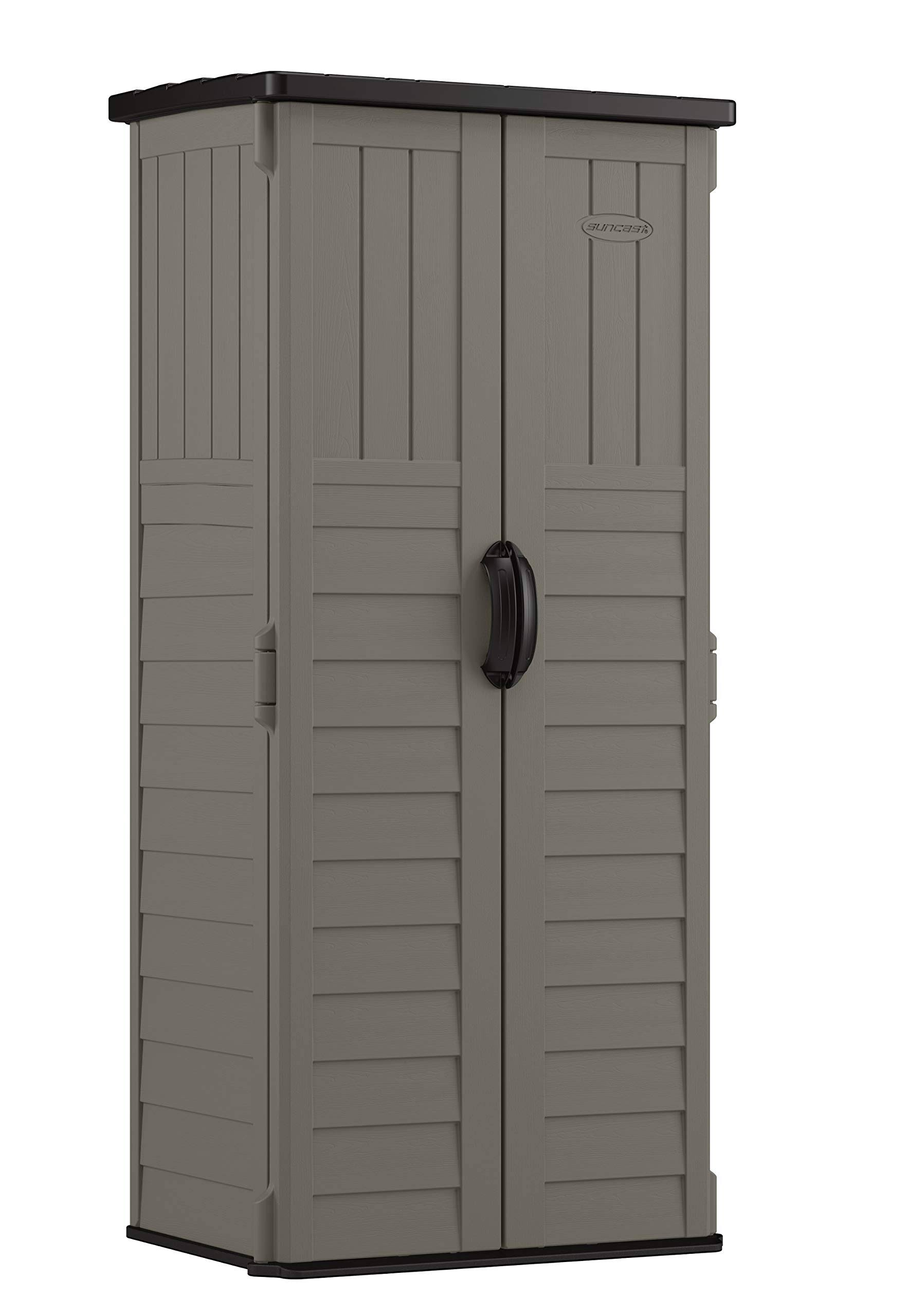 Vertical Storage Shed Suncast, Gray